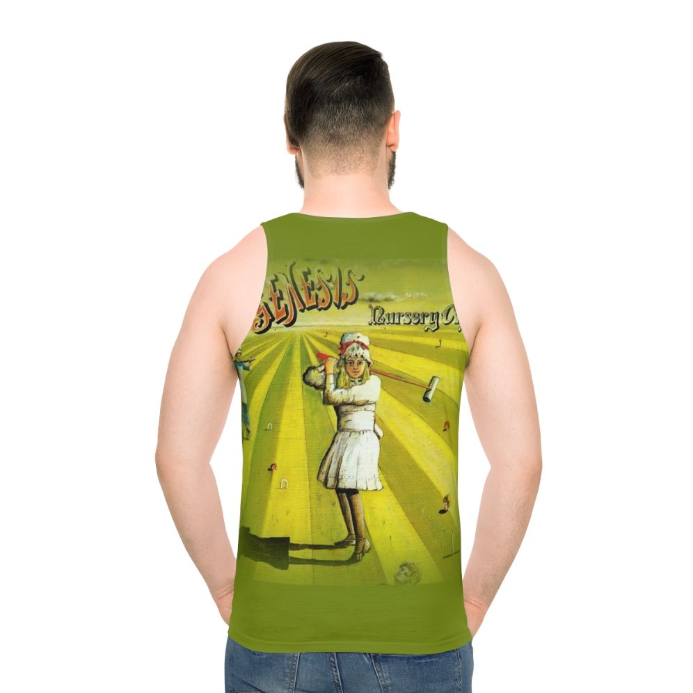 Unisex Nursery Crime Tank Top featuring progressive rock music art
