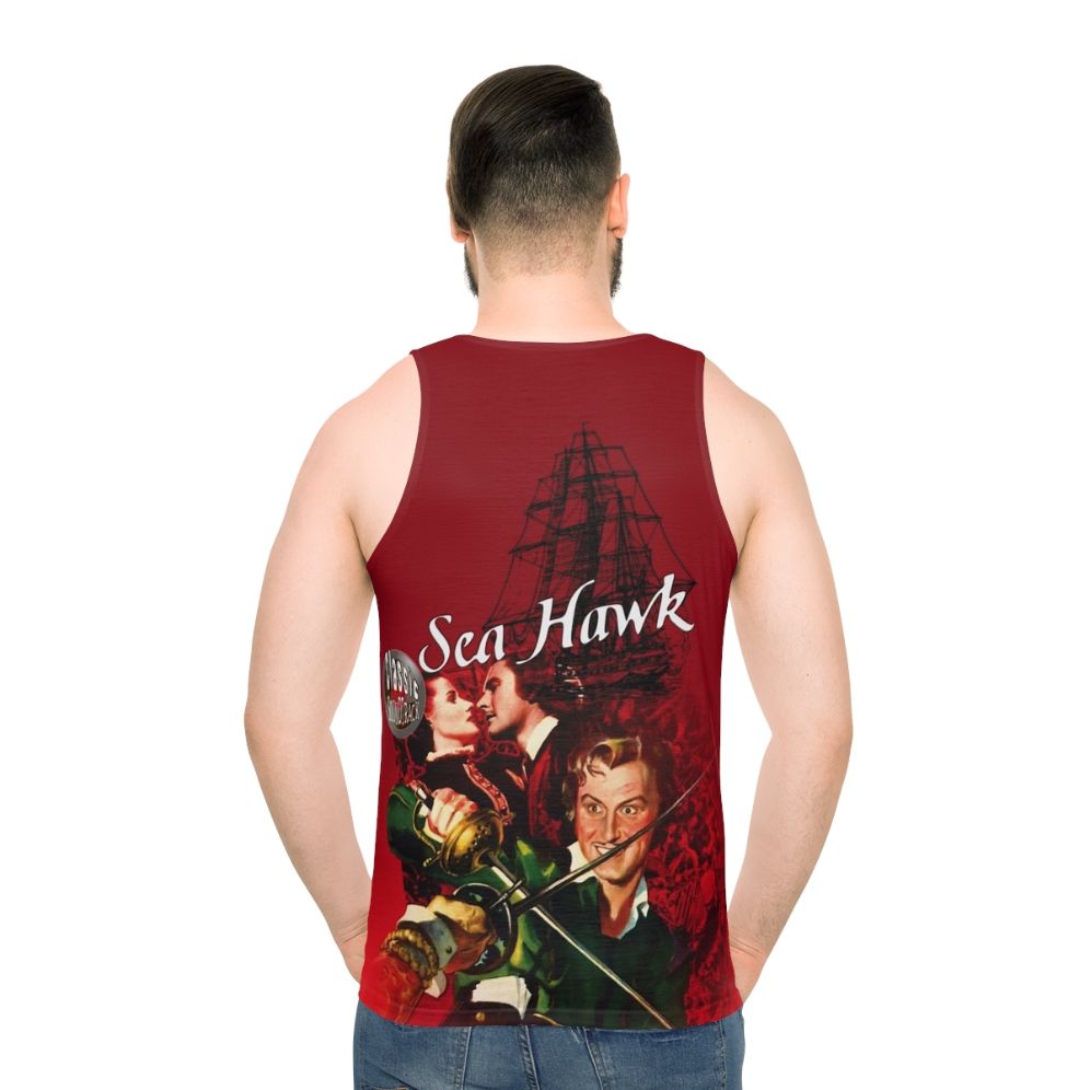 Unisex tank top with pirate-inspired design