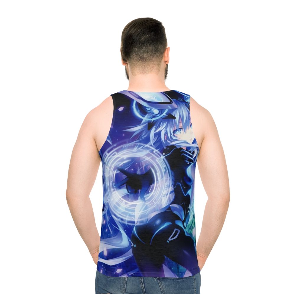Unisex purple minimalist tank top