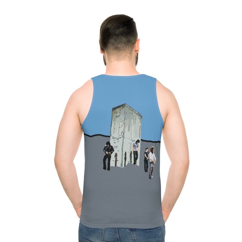 Unisex retro rock tank top with classic rock music design