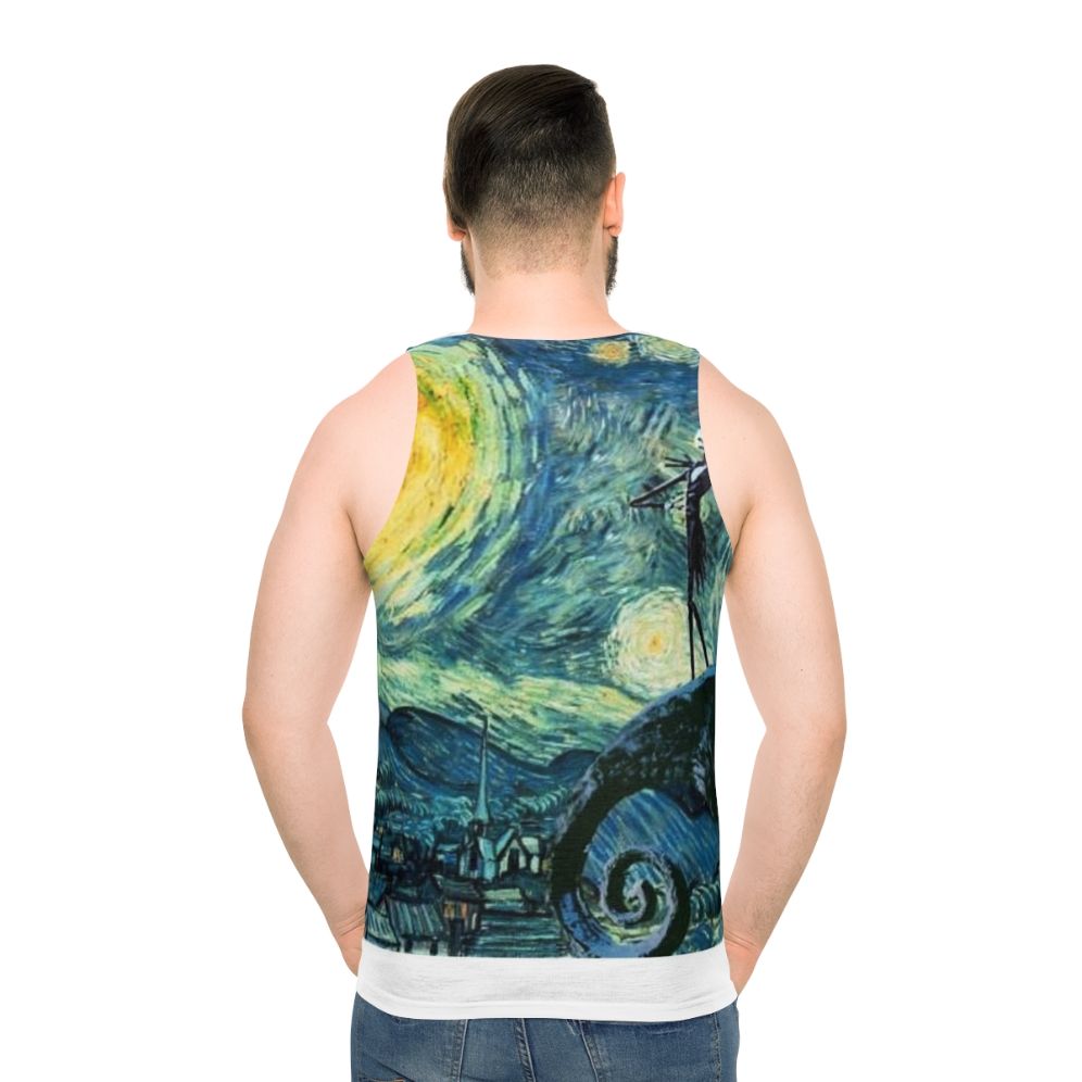 Unisex Starry Night Nightmare Before Christmas Tank Top