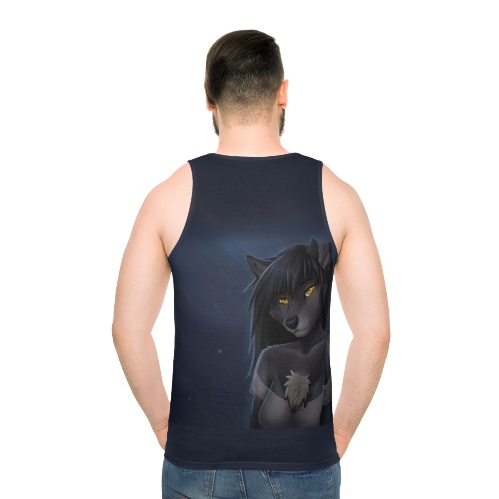 Unisex Summer Storms Wolf Anthro Tank Top