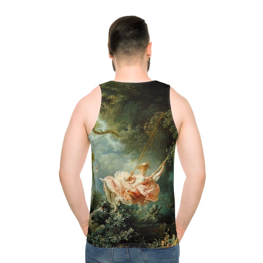 Unisex tank top featuring The Swing painting by Jean Honore Fragonard