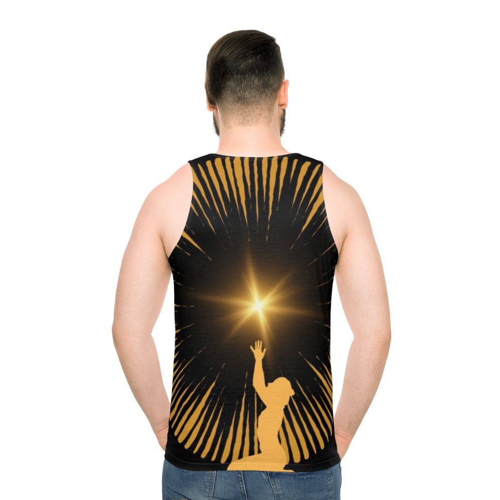 Unisex tank top with graphic design