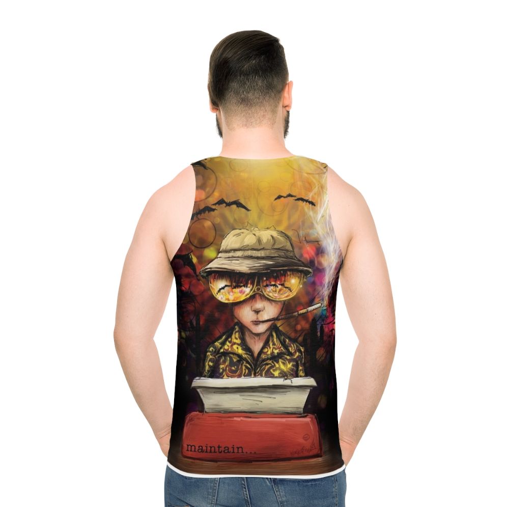 Unisex tank top inspired by the gonzo journalism of Hunter S. Thompson
