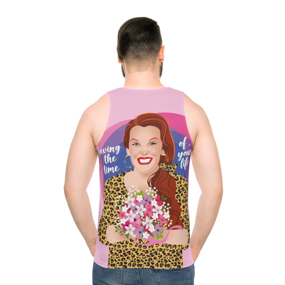 Unisex tank top with pop art design