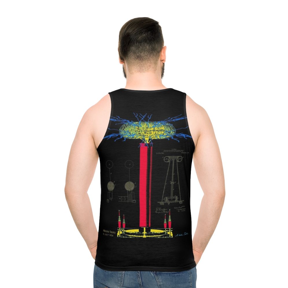 Unisex Tesla Coil Electricity Technology Tank Top
