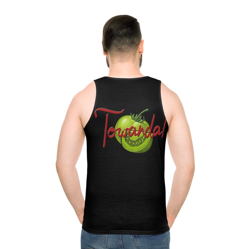 Unisex tank top with Towanda Fried Green Tomatoes graphic