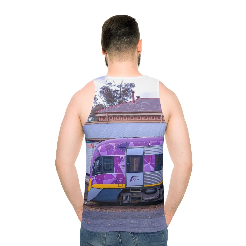 Unisex train tank top from Bendigo, Australia