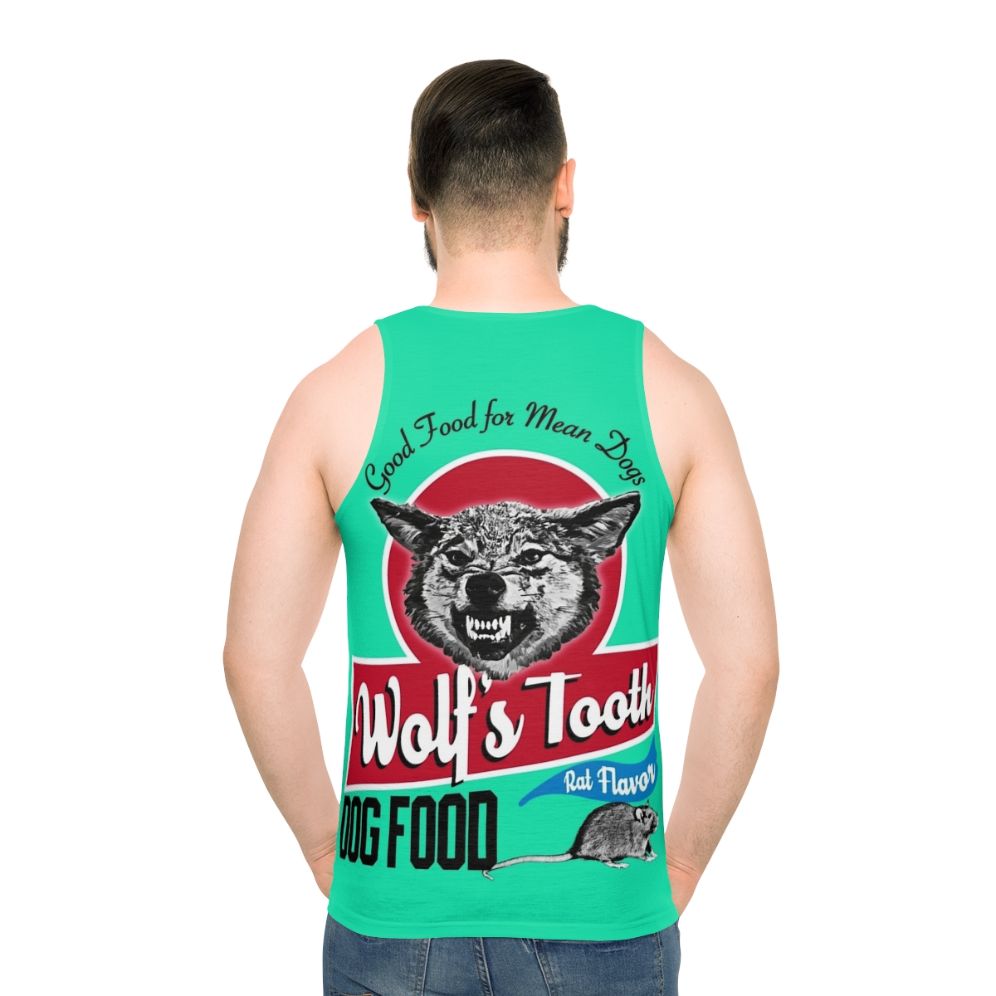 Unisex Wolf Tooth Dog Food Tank Top