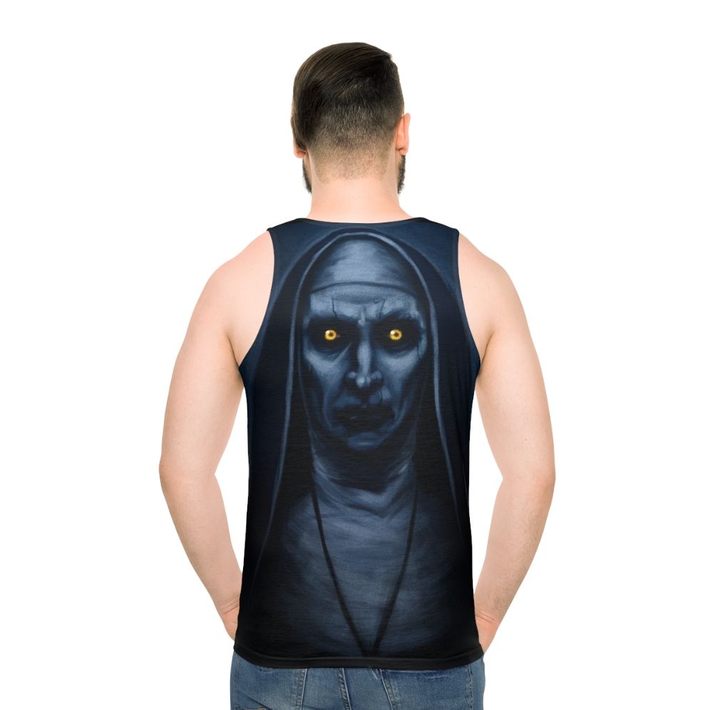 Valak painting unisex horror tank top