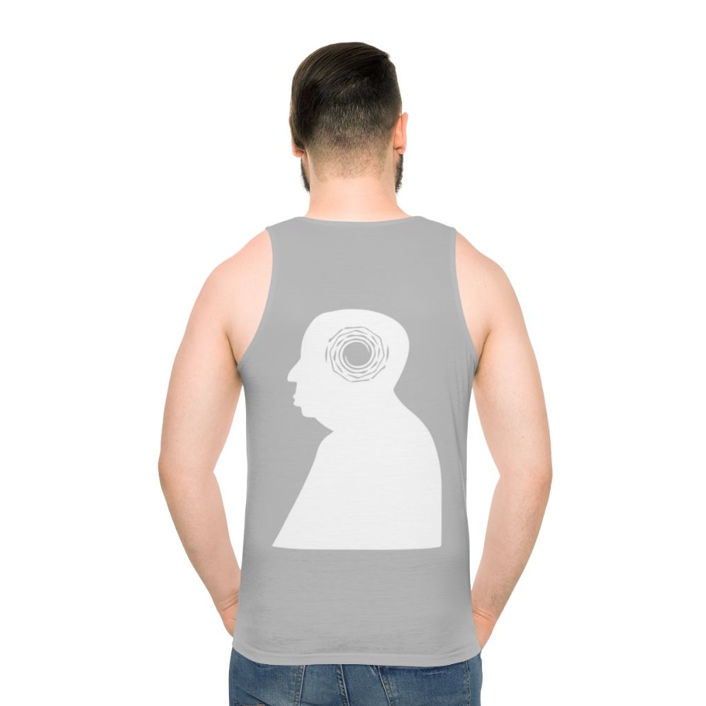 Vertigo Unisex Tank Top featuring Alfred Hitchcock's iconic film