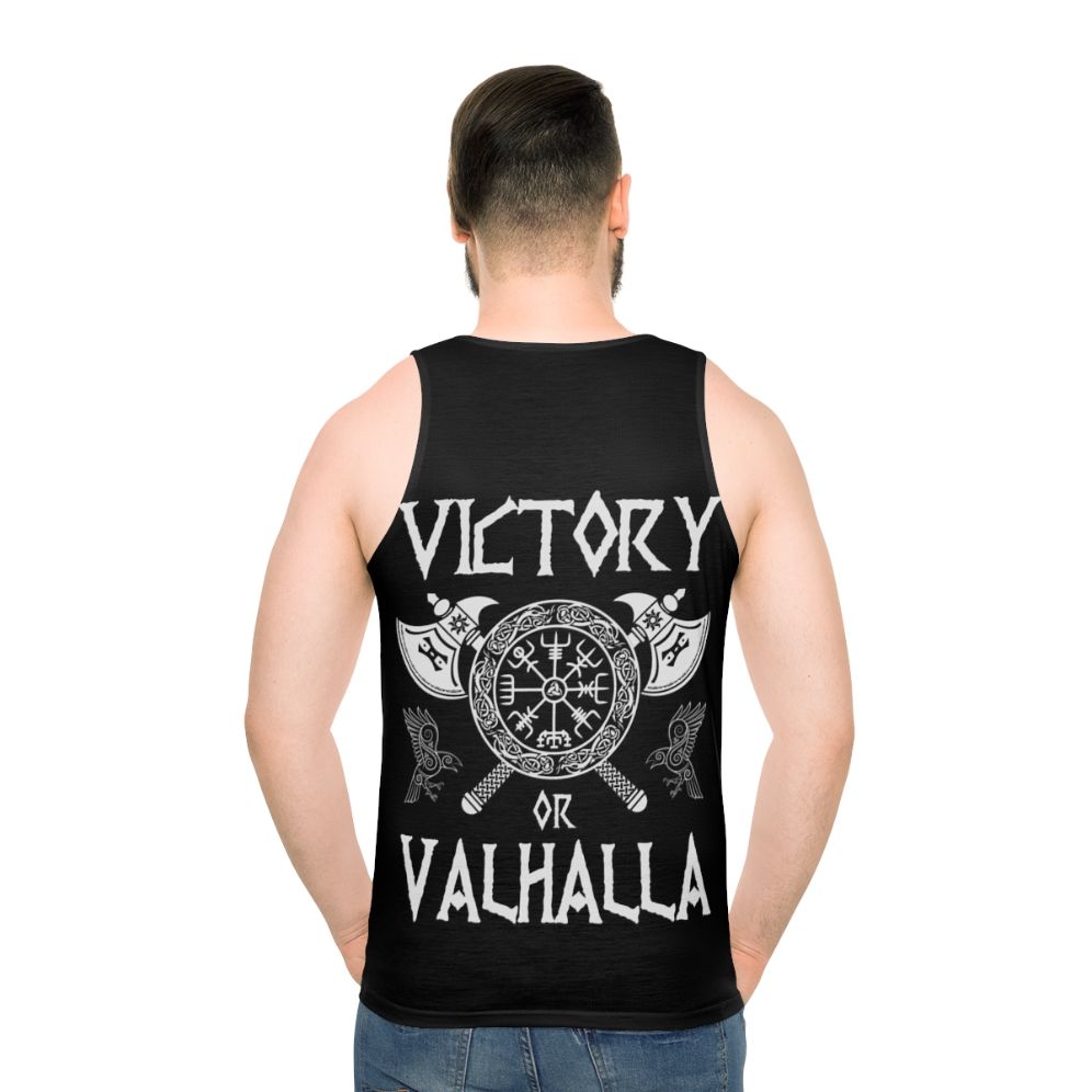 Victory or Valhalla Norse Warrior Viking Unisex Tank Top