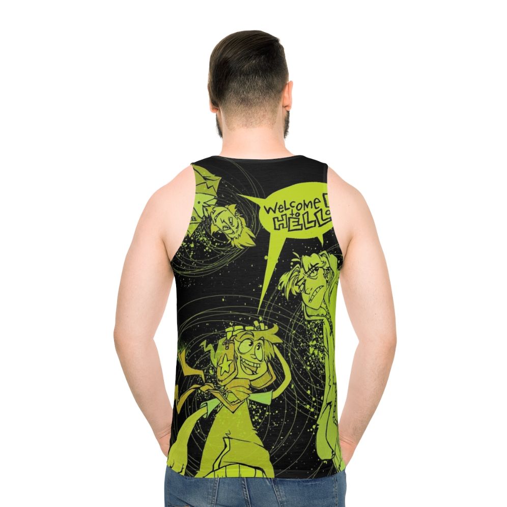 Welcome to Hell Kickstarter Poster Design Unisex Tank Top