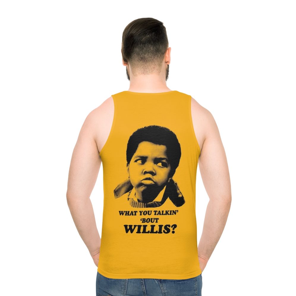 "What You Talkin' About, Willis? Unisex Tank Top featuring 90s TV show reference"