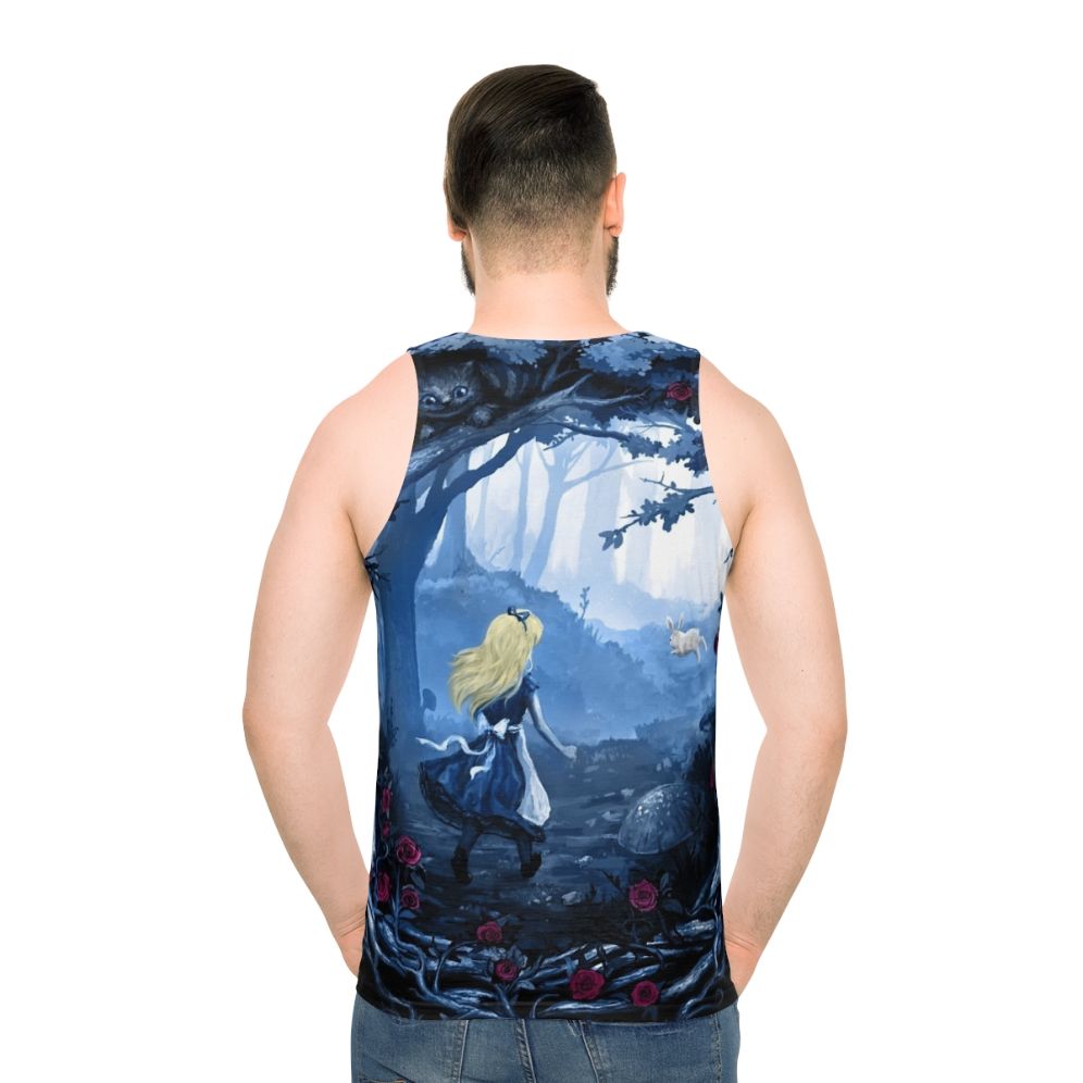 Whimsical Alice in Wonderland Unisex Tank Top