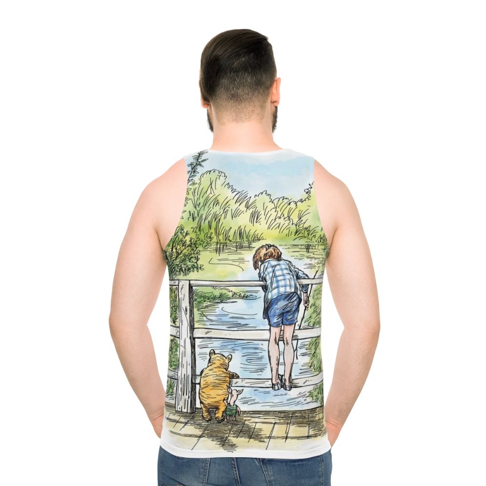 Winnie The Pooh Unisex Tank Top with Classic Illustration