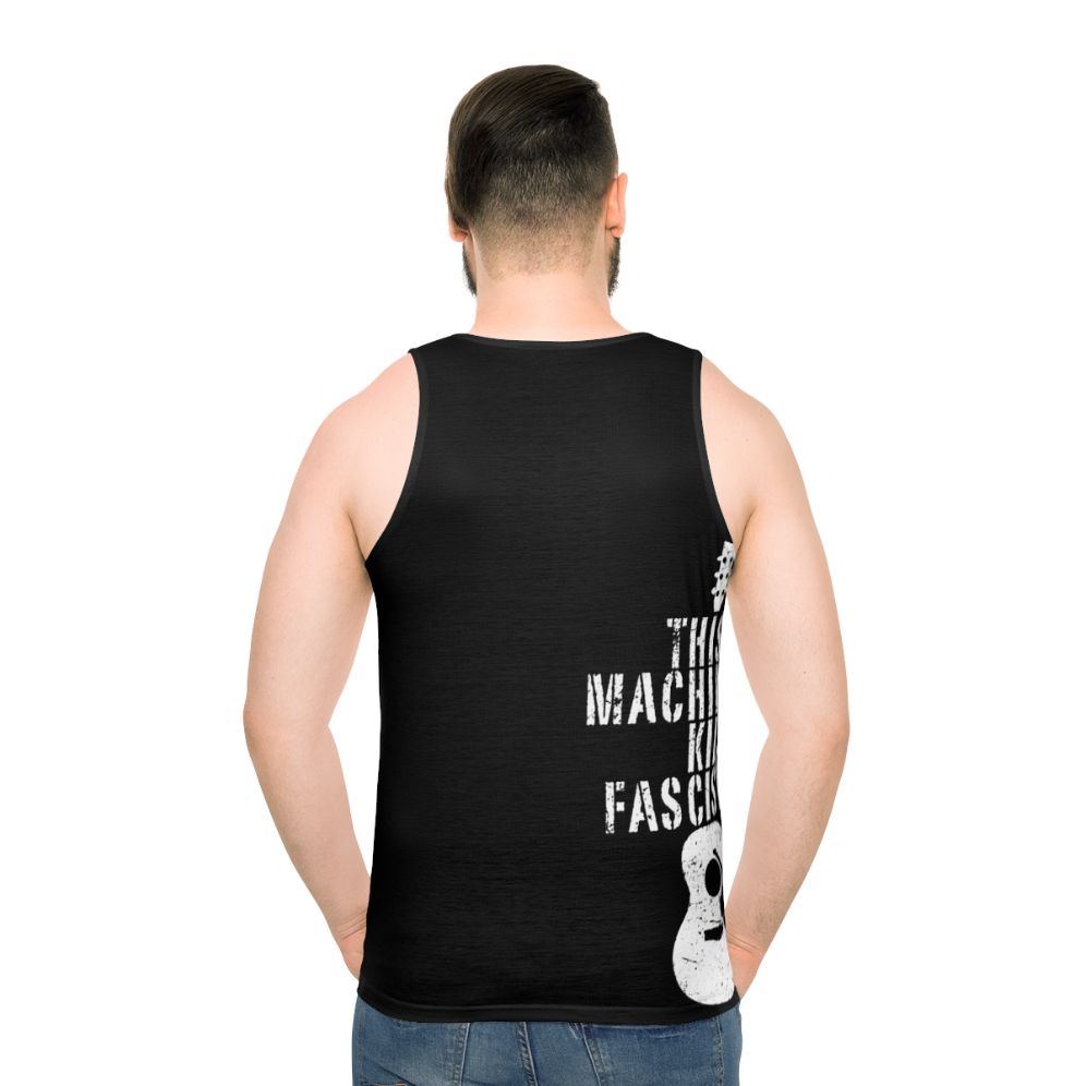 Woody Guthrie "This Machine Kills Fascists" Unisex Tank Top