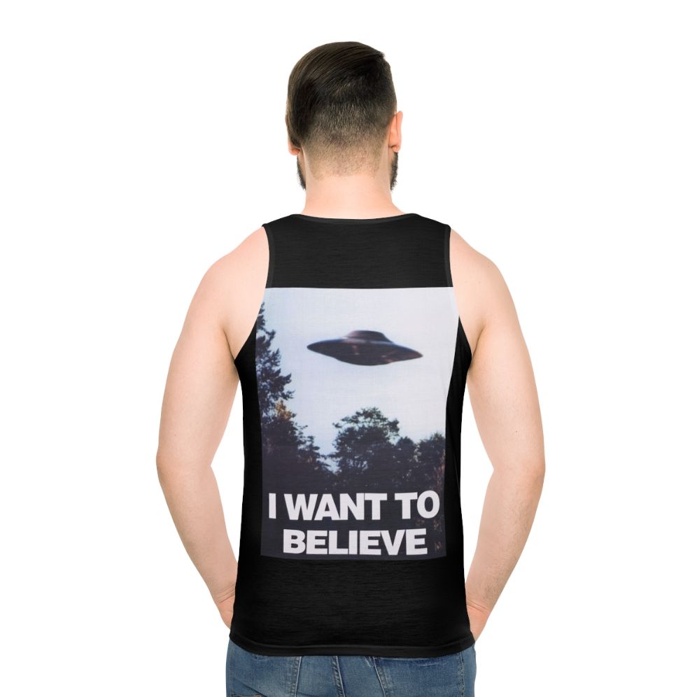 Unisex "I Want to Believe" X-Files Themed Tank Top