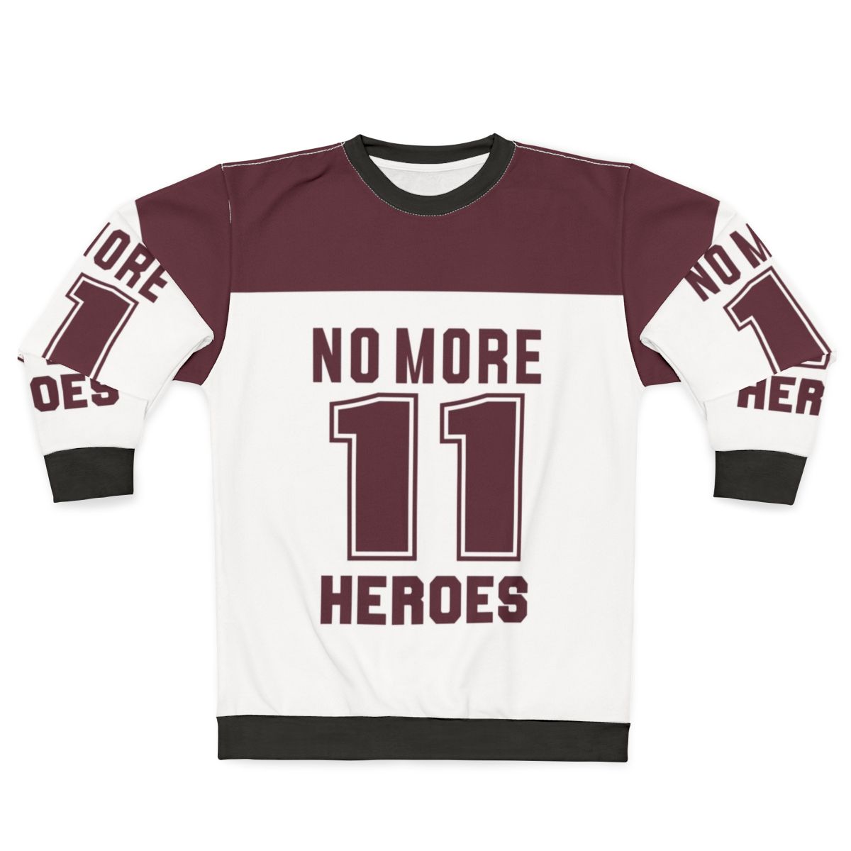 No More Heroes Dark Red Sweatshirt