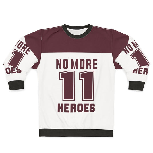 No More Heroes Dark Red Sweatshirt