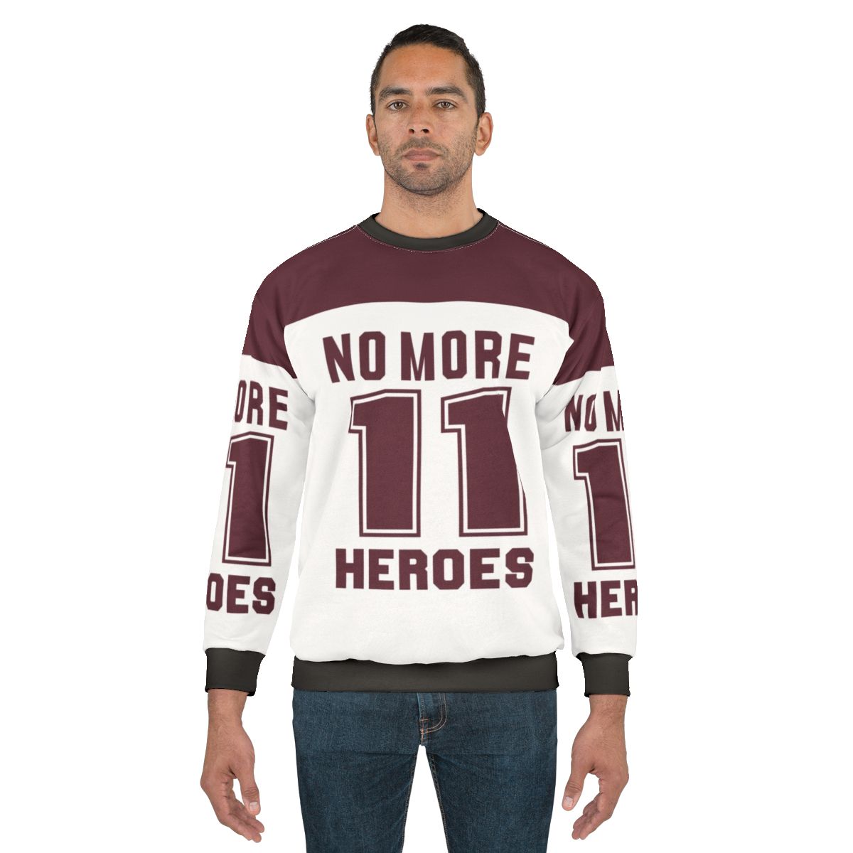 No More Heroes Dark Red Sweatshirt