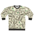 100 Dollar Bills Graphic Sweatshirt