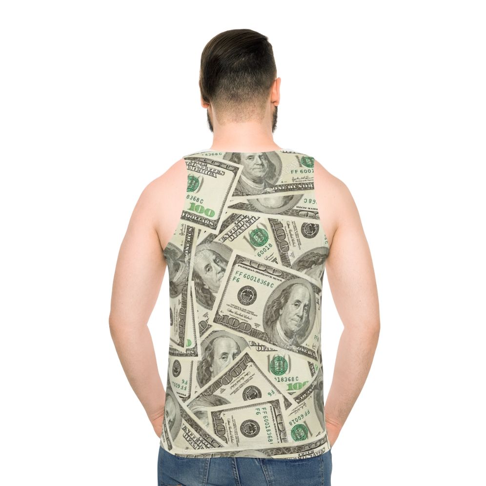 100 dollar bills unisex tank top