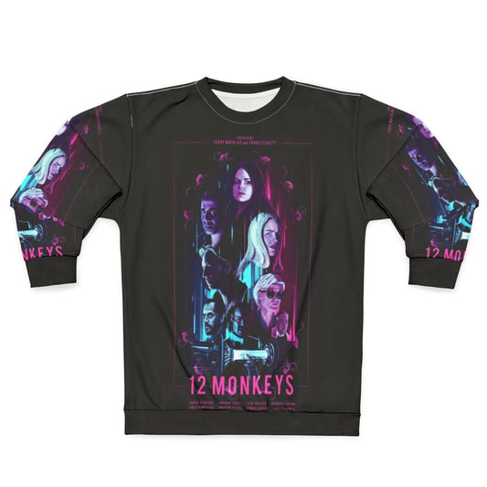 12 Monkeys Sweatshirt featuring characters from the popular sci-fi TV series