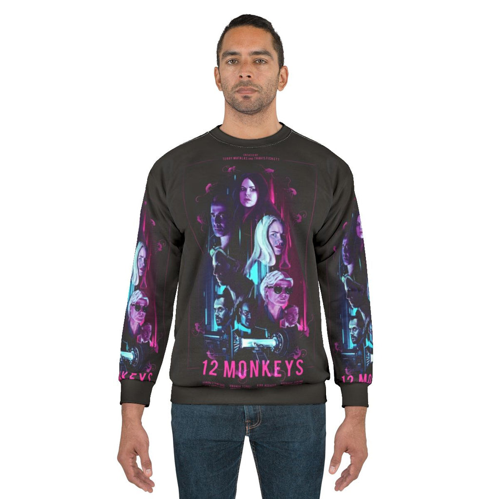 12 Monkeys Sweatshirt featuring characters from the popular sci-fi TV series