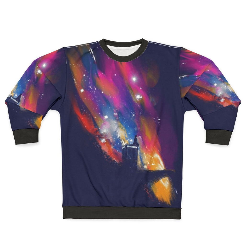 13th Doctor Who Sweatshirt with Colorful Gallifreyan Design