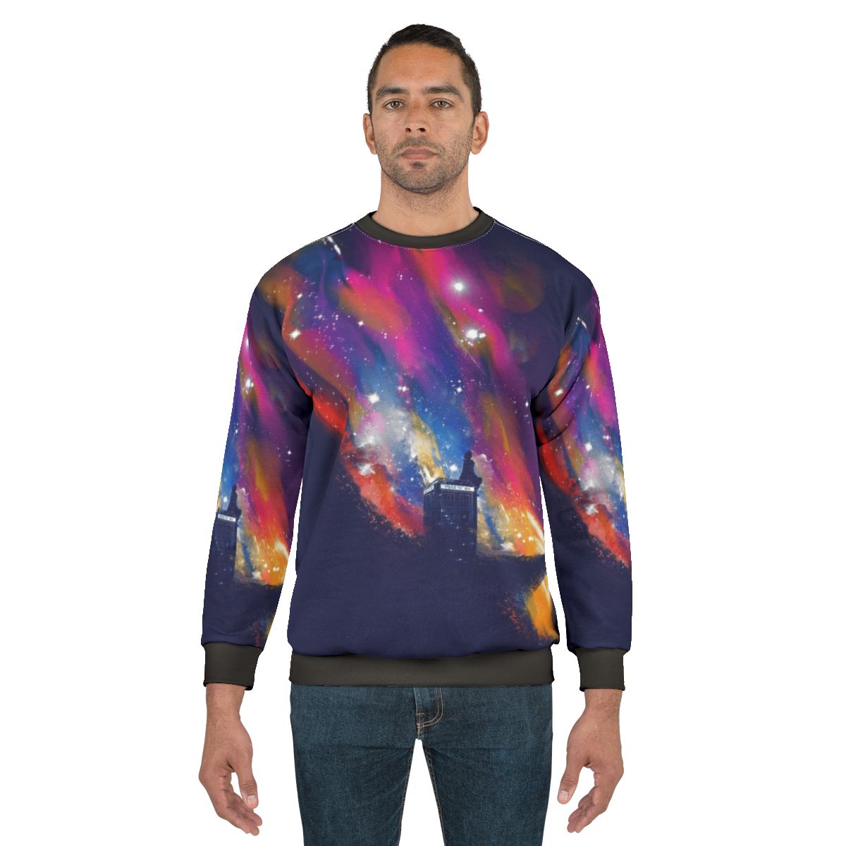 13th Doctor Who Sweatshirt with Colorful Gallifreyan Design