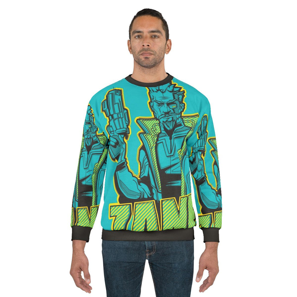 Borderlands Zane Flynt Sweatshirt with Vector Design