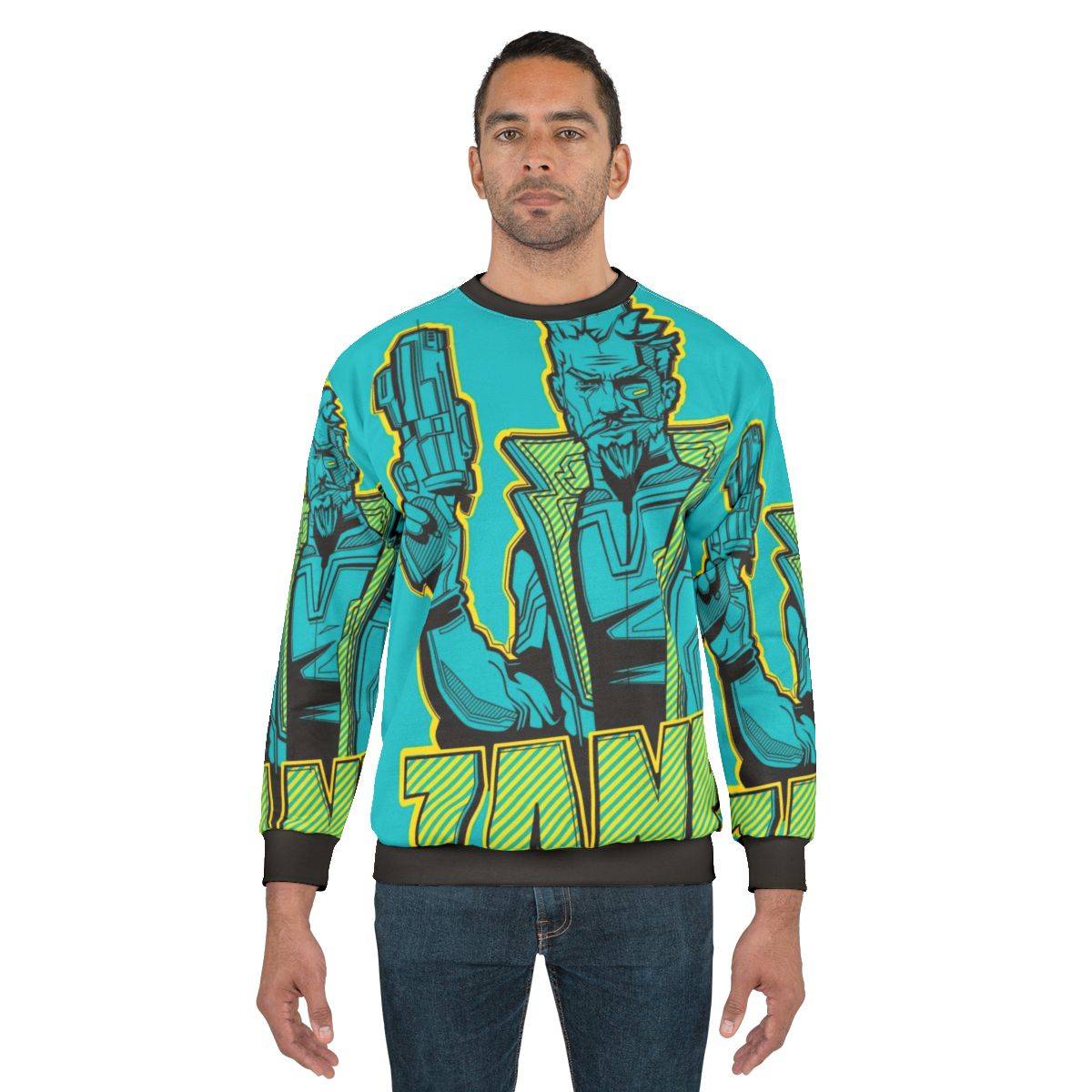Borderlands Zane Flynt Sweatshirt with Vector Design