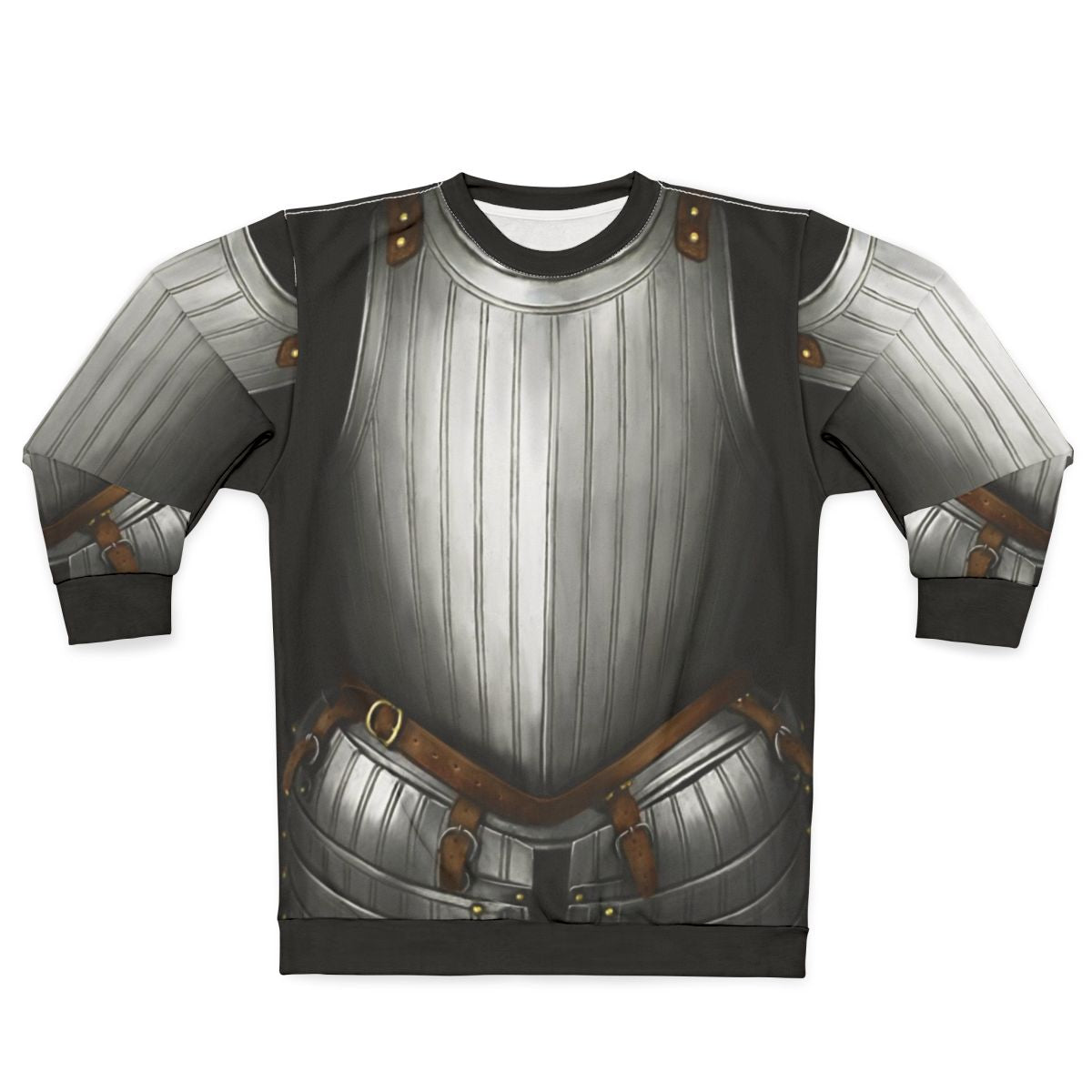 17th century cuirass sweatshirt, medieval historical reenactment apparel