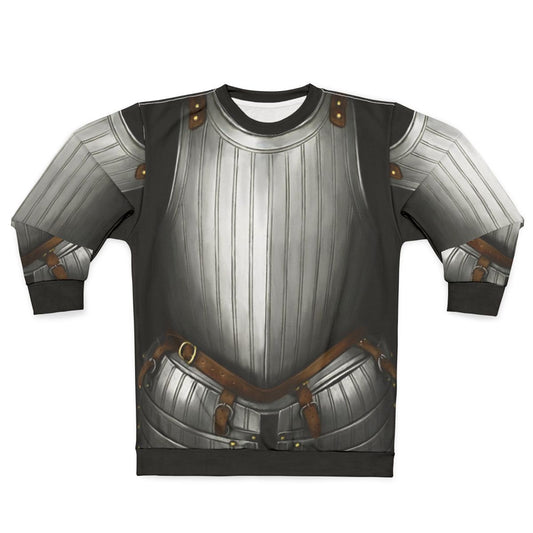 17th century cuirass sweatshirt, medieval historical reenactment apparel