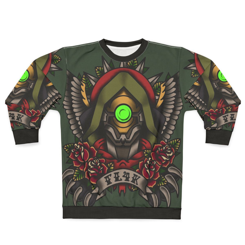Borderlands Tattoo Style FL4K Portrait Sweatshirt