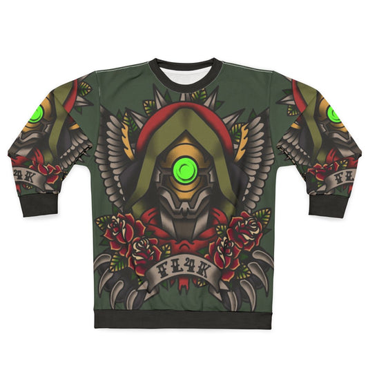 Borderlands Tattoo Style FL4K Portrait Sweatshirt