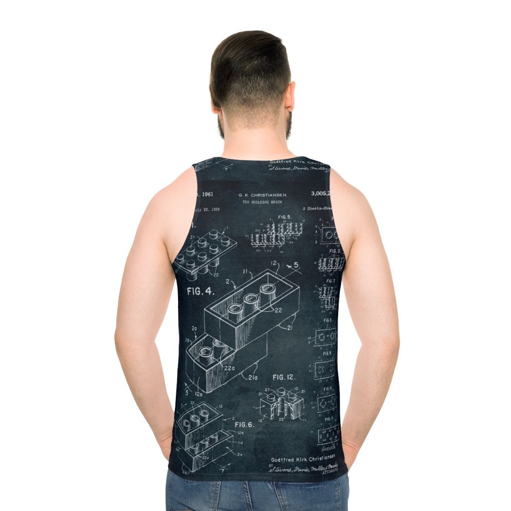 1958 Toy Building Brick Unisex Tank Top