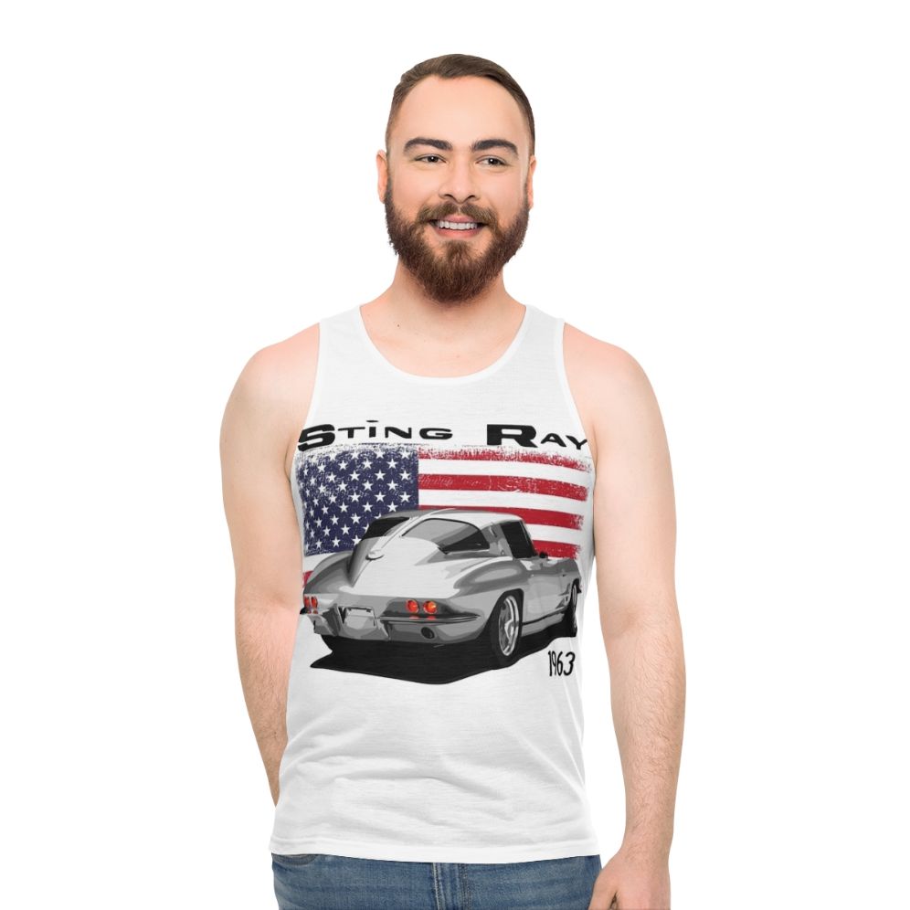 1963 Corvette Sting Ray Unisex Tank Top