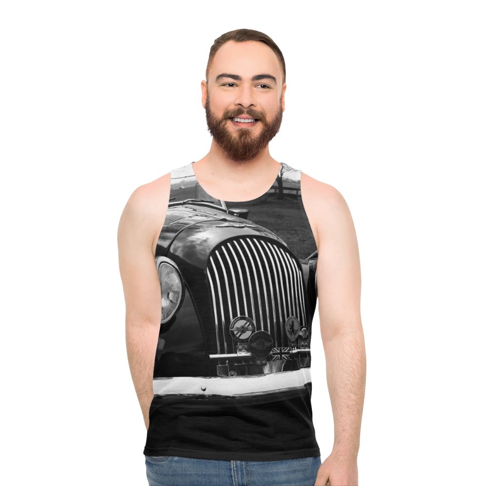 Vintage 1966 Morgan Plus 4 Unisex Tank Top