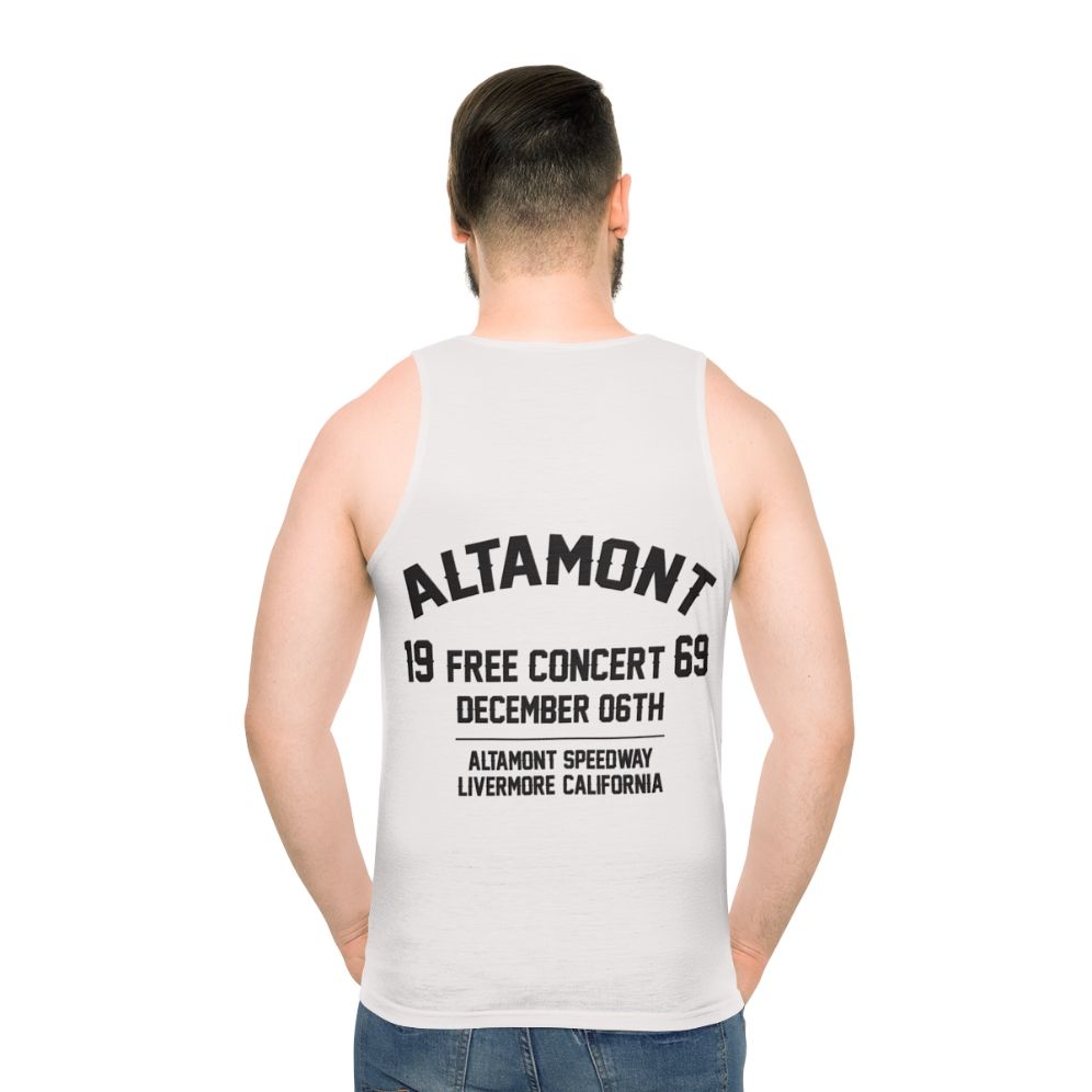 1969 music festival musicians gifts unisex tank top