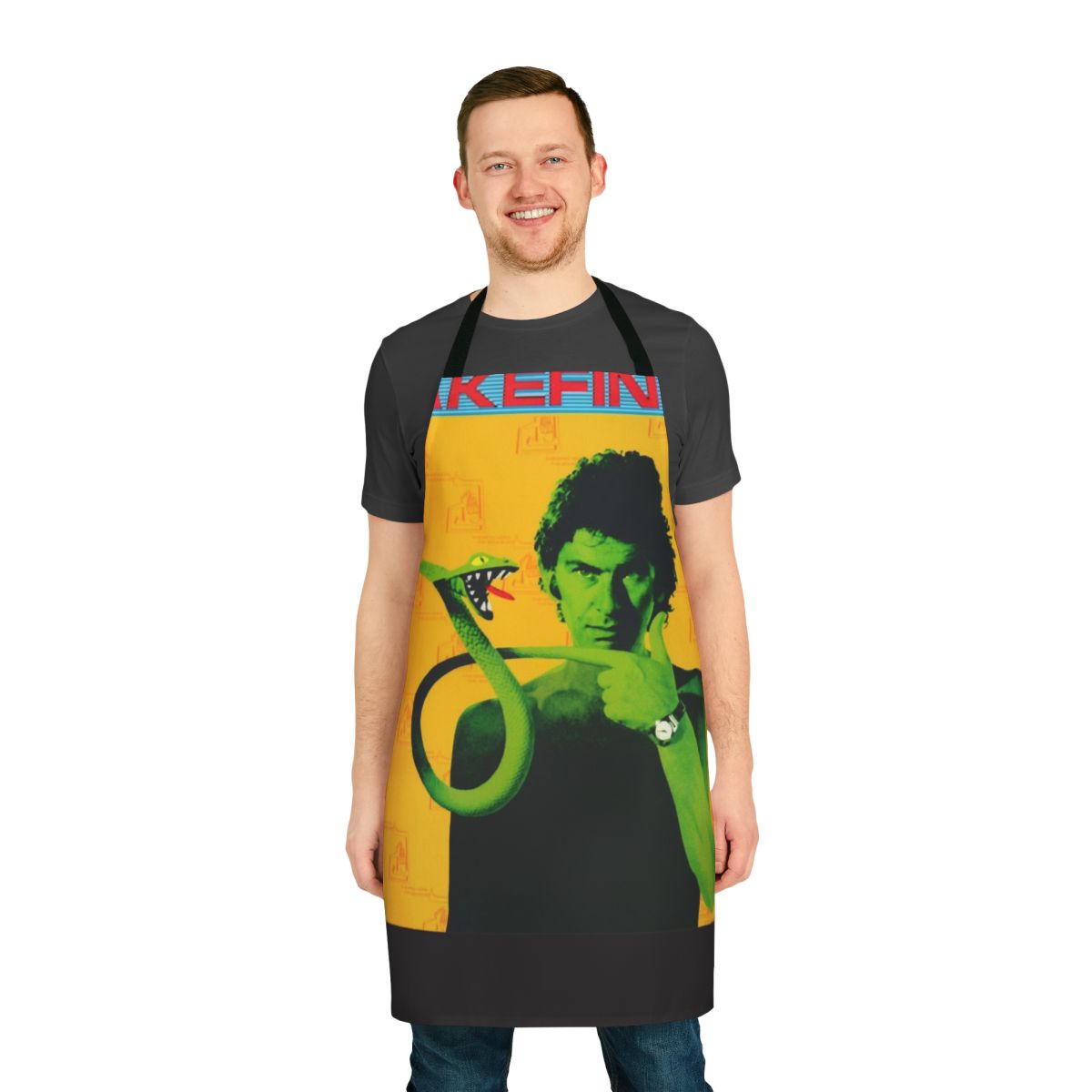 Snakefinger 1979 vintage band t-shirt apron