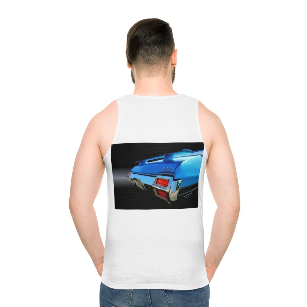 1971 Olds 442 Vintage Muscle Car Unisex Tank Top