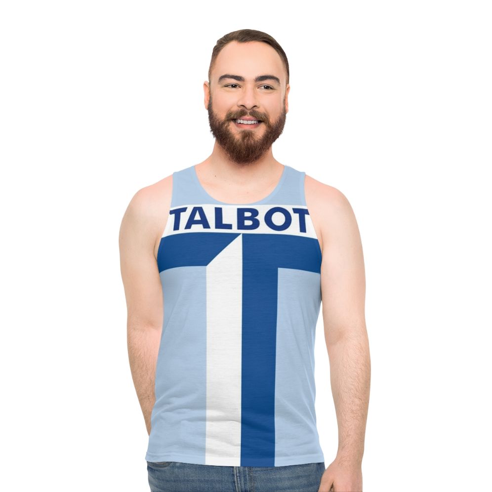1980s Unisex Tank Top with Vintage City Talbot Kit Home Design