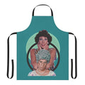 Vintage-style apron featuring characters from the classic 1980s sitcom Mama's Family