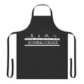 1980s punk-style apron with college humor design