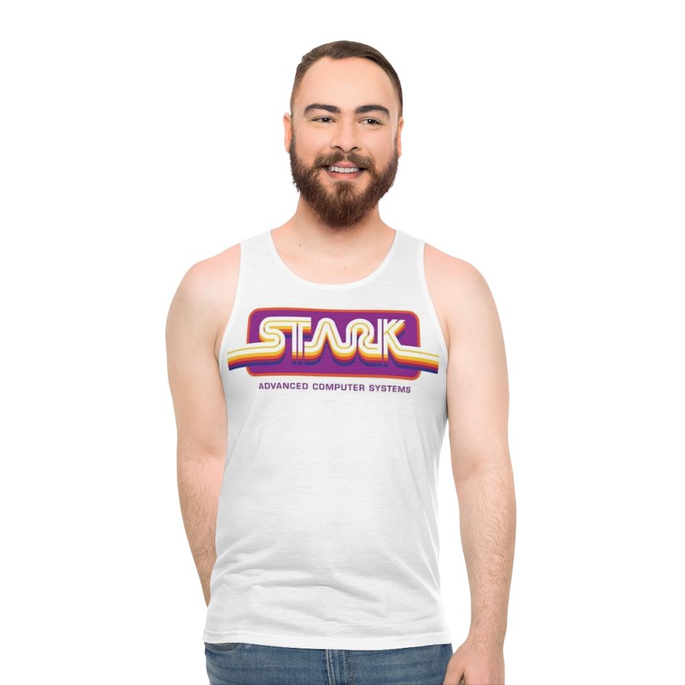 1980s Stark Technologies Computer Graphics Unisex Tank Top