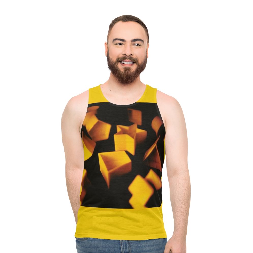 1983 Unisex Tank Top with Genesis Rock Band Artwork