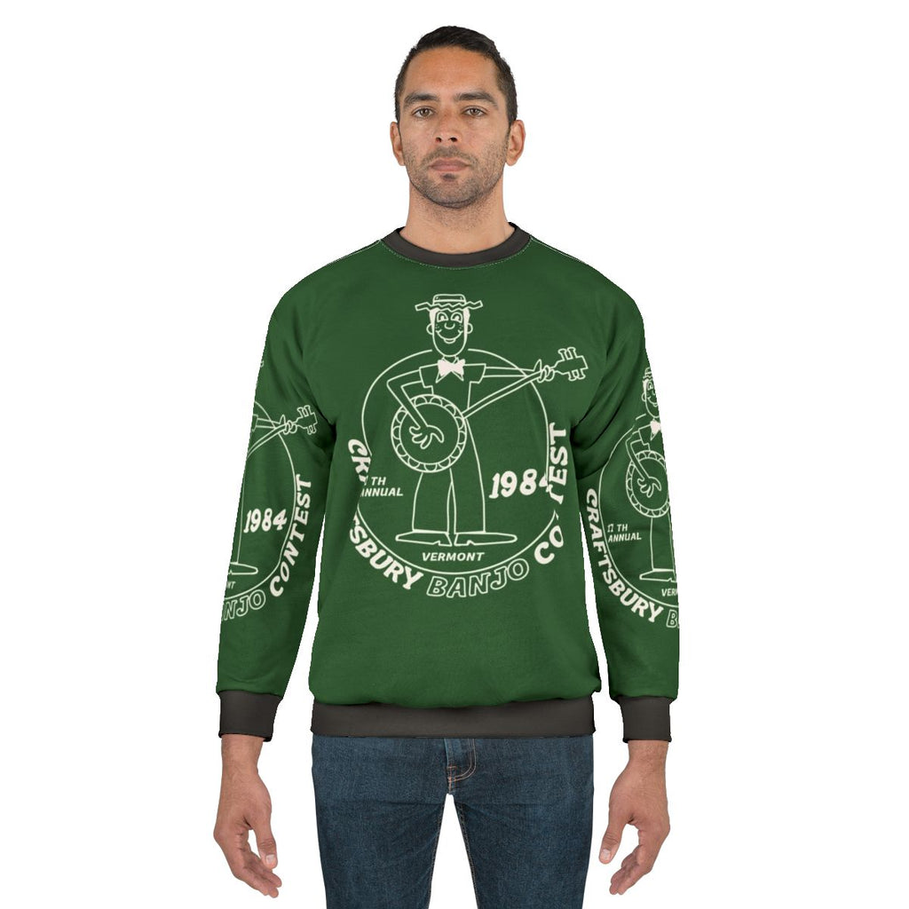 Vintage 1984 Craftsbury Banjo Contest Sweatshirt